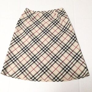 Burberry Plaid Skirt